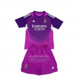 Camiseta De Futbol Real Madrid Portero Nino 2025-2026 Purpura