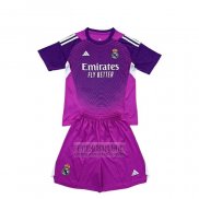 Camiseta De Futbol Real Madrid Portero Nino 2025-2026 Purpura