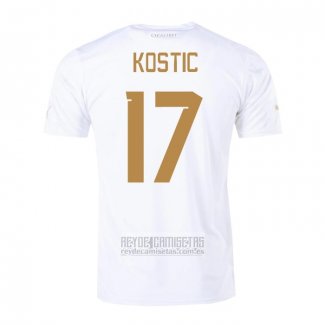 Camiseta De Futbol Serbia Jugador Kostic Segunda 2022