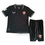 Camiseta de Futbol Sevilla Portero Nino 2023-2024 Negro