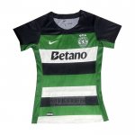 Camiseta De Futbol Sporting Primera Mujer 2024-2025