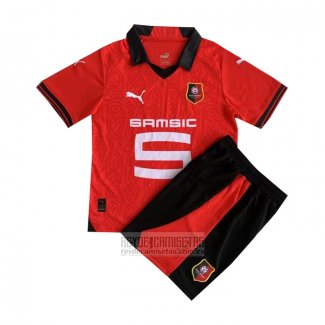 Camiseta De Futbol Stade Rennais Primera Nino 2023-2024