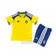 Camiseta De Futbol Suecia Primera Nino 2026