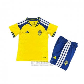 Camiseta De Futbol Suecia Primera Nino 2026