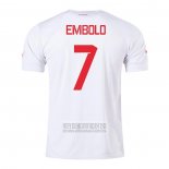 Camiseta De Futbol Suiza Jugador Embolo Segunda 2022