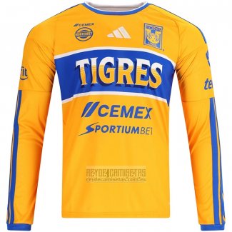 Camiseta De Futbol Tigres UANL Primera Manga Larga 2026-2027