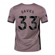Camiseta De Futbol Tottenham Hotspur Jugador Davies Tercera 2023-2024