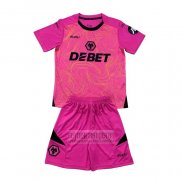Camiseta De Futbol Wolves Portero Segunda Nino 2024-2025