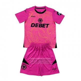 Camiseta De Futbol Wolves Portero Segunda Nino 2024-2025