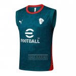 Camiseta De Futbol de Entrenamiento AC Milan Sin Mangas 2025-2026 Verde