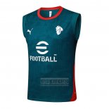 Camiseta De Futbol de Entrenamiento AC Milan Sin Mangas 2025-2026 Verde