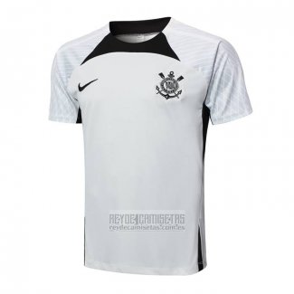 Camiseta De Futbol de Entrenamiento Corinthians 2024-2025 Gris