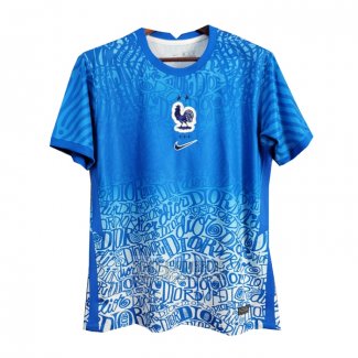 Camiseta De Futbol de Entrenamiento Francia 2022 Azul
