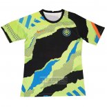 Camiseta De Futbol de Entrenamiento Inter Milan 2022 Verde
