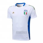 Camiseta De Futbol de Entrenamiento Italia 2024-2025 Blanco