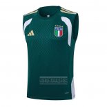 Camiseta De Futbol de Entrenamiento Italia Sin Mangas 2025-2026 Verde