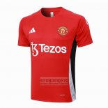Camiseta De Futbol de Entrenamiento Manchester United 2024-2025 Rojo