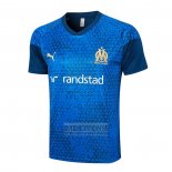 Camiseta De Futbol de Entrenamiento Olympique Marsella 2023-2024 Azul