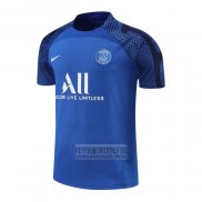 Camiseta De Futbol de Entrenamiento Paris Saint-Germain 2022-2023 Azul