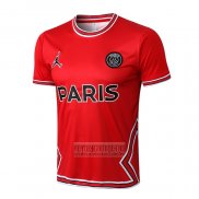 Camiseta De Futbol de Entrenamiento Paris Saint-Germain Jordan 2022-2023 Rojo