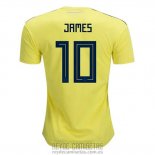 Camiseta de Futbol Colombia Jugador James Primera 2018