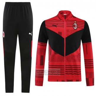 Chandal de Chaqueta del AC Milan 2022-2023 Rojo