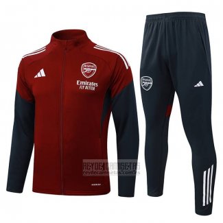 Chandal de Chaqueta del Arsenal 2025-2026 Rojo Negro