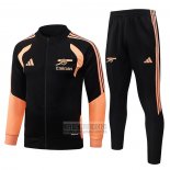 Chandal de Chaqueta del Arsenal 2026-2027 Negro Naranja