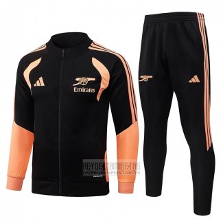 Chandal de Chaqueta del Arsenal 2026-2027 Negro Naranja
