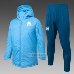 Chandal de Invierno del Olympique Marsella 2025-2026 Azul Blanco