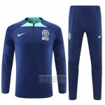 Chandal de Sudadera del Inter Milan 2022-2023 Azul