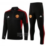 Chandal de Sudadera del Manchester United 2022-2023 Negro