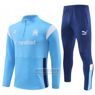 Chandal de Sudadera del Olympique Marsella 2023-2024 Azul