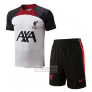 Chandal del Liverpool Manga Corta 2022-2023 Blanco - Pantalon Corto