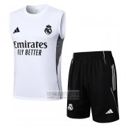 Chandal del Real Madrid Sin Mangas 2025-2026 Blanco