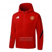 Chaqueta con Capucha del Manchester United 2025-2026 Rojo
