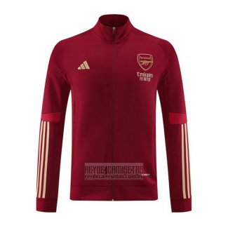 Chaqueta del Arsenal 2023-2024 Rojo Oscuro