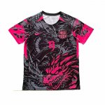 Tailandia Camiseta De Futbol Barcelona Dragon 2025-2026 Negro Rojo