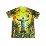 Tailandia Camiseta De Futbol Brasil Jesus 2025-2026 Amarillo Verde