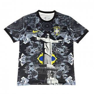 Tailandia Camiseta De Futbol Brasil Jesus 2025-2026 Negro