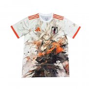 Tailandia Camiseta De Futbol Japon Anime 2025-2026 Blanco y Naranja