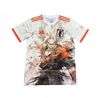 Tailandia Camiseta De Futbol Japon Anime 2025-2026 Blanco y Naranja