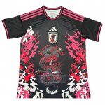 Tailandia Camiseta De Futbol Japon Dragon 2024-2025 Negro y Rosa