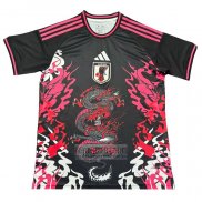 Tailandia Camiseta De Futbol Japon Dragon 2024-2025 Negro y Rosa