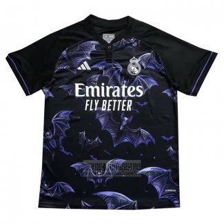 Tailandia Camiseta De Futbol Real Madrid Bat 2024-2025 Negro