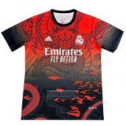 Tailandia Camiseta De Futbol Real Madrid Dragon 2024-2025 Rojo