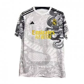Tailandia Camiseta De Futbol Real Madrid Dragon 2024-2025 Gris