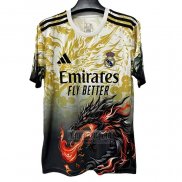 Tailandia Camiseta De Futbol Real Madrid Dragon 2025-2026 Amarillo