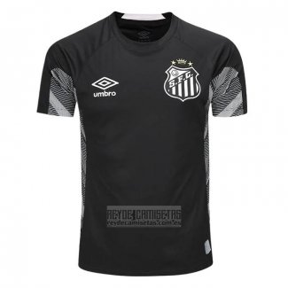 Tailandia Camiseta De Futbol Santos Portero 2025 Negro