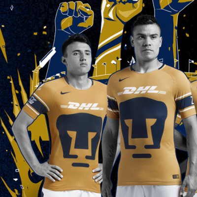 Camiseta de Futbol Pumas UNAM Primera 2018-2019